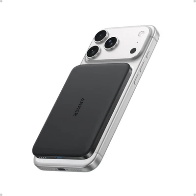 Banco de Energía Nano, Paquete de Batería Magnética Ultra Delgada de 5.000 Mah, Certificado Qi2 15W Ma Foto 1 de 4