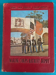 1964 Marine Corps Recruit Depot Year Book San Diego Platoon 293 USMC - Picture 1 of 2