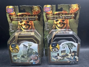 Lot Of 2 Mega Blocks Disney Pirates Of The Caribbean Dead Man's Chest New 2006 - Picture 1 of 8