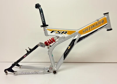 Vintage 1999 Specialized FSR Comp 17" C-T A1 Alumínio Mtn Quadro de Bicicleta Rockshox ++ - Imagem 1 de 4