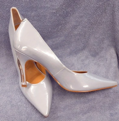 J. Renee Baby Blue Pointed Toe Heels w/Metallic Accent 3.5 Heel Sz 11 - Image 1 of 4