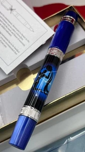 Ancora Zodiac Aquarius Edición Limitada de 888 Roller Ball Hecho a Mano en ITALIA Bolígrafos - Imagen 1 de 12
