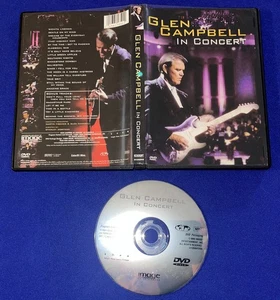 OOP RARE Glen Campbell in Concert DVD LIVE CONCERT 2001 CLEAN DISC - Picture 1 of 1