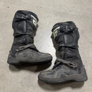Fly Racing Maverick Motocross Boots Size 7 Black White MX Mens EU 40.5 - Bild 1 von 13