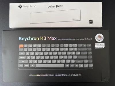 Keychron K3 Max Rgb Keyboard (Japanese Jis) Brown Switches + Palm Rest Low - Image 1 of 4