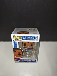 Funko Pop! Gingerbread Superman 443 DC Comics Superhero Christmas Vinyl Figure - Picture 1 of 9