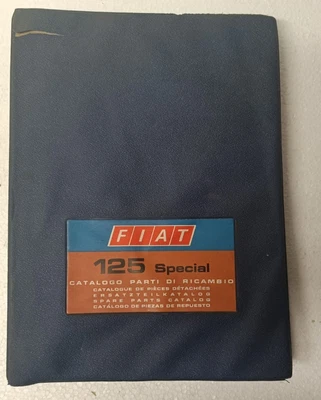Catalogo parti di ricambio FIAT 125 SPECIAL manuale officina originale d'epoca - Immagine 1 di 4