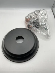 Light Canopy Kit, Black Chandelier Canopy Mounting Kit, 5-1/8" Dia Plate Ceil... - Picture 1 of 6