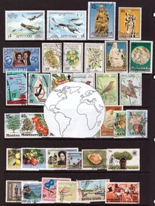 100 Briefmarken Britisches Commonwealth gebraucht Sammeln/Kunst/Basteln alle Unterschiede - Bild 1 von 3