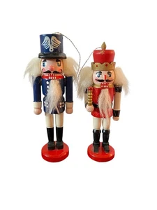 Vintage 2er Set Kurt S Adler Spielzeugsoldat Weihnachtsschmuck Handarbeit - Bild 1 von 7