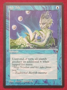 Magic The Gathering FALLEN EMPIRES HIGH TIDE MADDOCKS blue card MTG - Picture 1 of 2