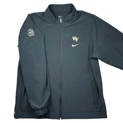 Chaqueta Nike Wake Forest EQUIPO DE BÉISBOL EMITIDO diáconos NCAA ACC cremallera completa talla XL Foto 1 de 4