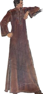 1970s Mens Kaftan Full Length Kimono Sleeve Tunic Vogue Sewing Pattern 9067 - Picture 1 of 3