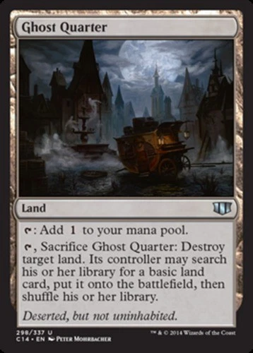 Ghost Quarter - Commander 2014 #298/337 MTG Magic The Gathering - Image 1 of 1