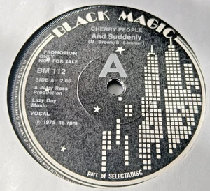 Cherry People   -  And Suddenly   -  UK  Black Magic  Promo  -  Northern Soul 45 - Picture 1 of 2