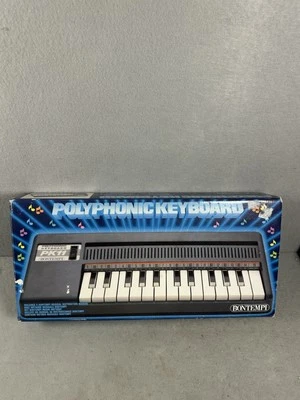 Vtg 1985 Botntempi Electronic Polyphonic Keyboard PK11 Works IN BOX  - Image 1 of 3