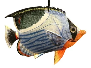 Náutico Tiki Peces Tropicales Adorno de Navidad 3D 4 pulgadas ORN07 - Imagen 1 de 1