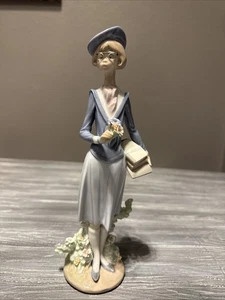 LLADRO 5707 AFTER SCHOOL PORCELAIN GLAZED FIGURINE RETIRED 10" - Picture 1 of 11
