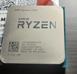 AMD Ryzen 3 1200 3.1GHz 4-Core 4-Thread 8MB AM4 65W CPU Processor R3 1200 - Picture 1 of 3