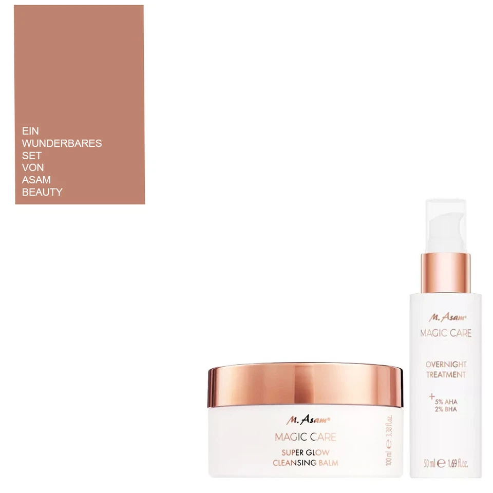 2tlg M. Asam Magic Care Overnight Fruchtsäurepeeling & Cleansing Balm - Bild 1 von 1