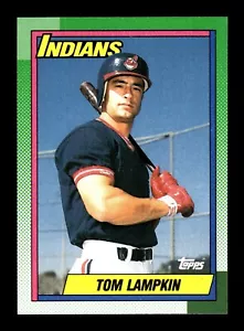 TOM LAMPKIN ⚾ 1990 Topps Baseball #172 Cleveland Indians - Picture 1 of 2