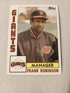 1984 Frank Robinson Topps Baseball Manager Card #171 SF Giants Orioles Reds - Bild 1 von 2