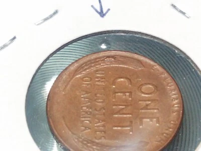 Mint Error Coin Lincoln Memorial 1c One Cent 1953 Doubling Dies CUD Reverse  - Image 1 of 4