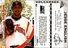 Jesse English 2006 Grandstand Salem-Keizer Volcanoes #13 Card *AutographDen*