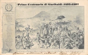 5531) RISORGIMENTO, CENTENARIO DI GARIBALDI 1807/1907, BATTAGLIA VOLTURNO. VG. - Imagen 1 de 2