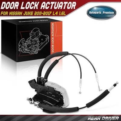 Actuador de pestillo de cerradura de puerta del lado del conductor trasero izquierdo para Nissan Juke 11-17 1,6 L 2 pines Foto 1 de 4
