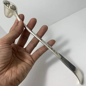 Vintage Silver Plated Candle Snuffer marked ~  10” in length. - Picture 1 of 11