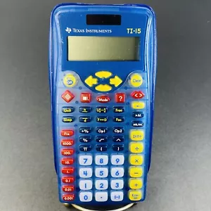 Texas Instrument TI-15 solarbetriebener Taschenrechner elementar getestet - Bild 1 von 6