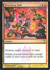 MTG - Dissension - Wrecking Ball - Foil - NM