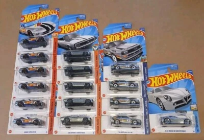 2022 Hot Wheels Case Q ZAMAC 84 Audi Quattro Dodge Viper R/T 69 Camaro Lot of 16 - Image 1 of 4