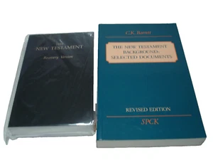 C K Barrett The NT Background & The New Testament Recovery Version New Free P&P - Foto 1 di 14
