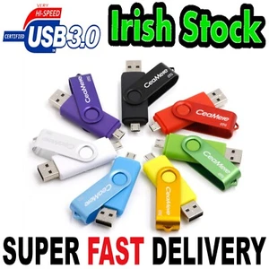 CeaMere FLASH DRIVE 3.0 SPEED USB Memory Stick Thumb Pendrive 64GB 128GB - Bild 1 von 8
