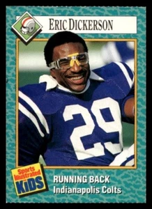 Eric Dickerson 1989 Sports Illustrated for Kids Football Indianapolis Colts #86 - Picture 1 of 2