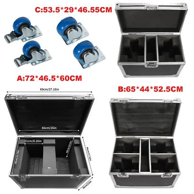 Flightcase custodia da trasporto con ruote adatta per Moving Head palco evento DJ party - Immagine 1 di 4