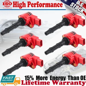 UF535 6x Ignition Coil For Mercedes-Benz C250 C300 C350 CL550 CLK350 CLS550 E300 - Picture 1 of 12