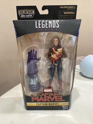 Marvel Legends Series Marvel Captain Marvel & Goose BAF Kree Sentry Cover