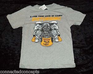 Halloween Star Wars Darth Vader Lack of Candy Disturbing Boys T-Shirt (XS - XL)