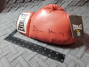 2x Champion Boxer Devin Haney Signed Everlast Right Red Boxing Glove (Beckett) - Picture 1 of 8