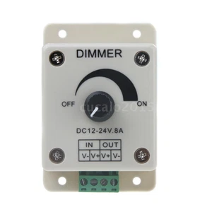 LED Dimmer Controller 12-24V Brightness Adjustable for LED Light Strip UK P4R2 - Picture 1 of 9