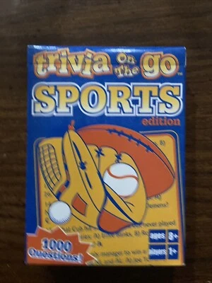 Trivia on the Go SPORTS Edition Fundex Card Game -- GUC - Image 1 of 2