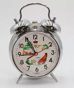 Retro Twin Bell Alarm Clock - Picture 1 of 2