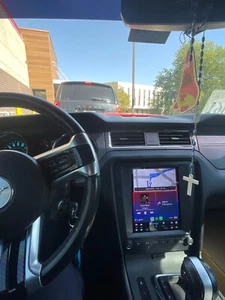 9.7" Touch Screen Carplay GPS Android Car Stereo Radio For Ford Mustang 2010-14 - Picture 1 of 13