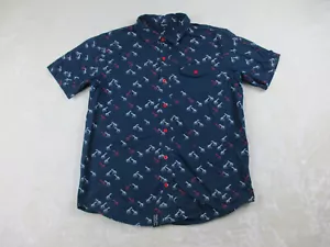 Lifted Research Group LRG Hemd Herren Large blau Knopfleiste AOP Wovens Collection* - Bild 1 von 14