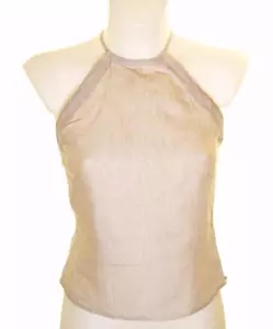 Nueva Blusa para mujer French Connection Lino con tiras para el torso cuello alto precio de venta sugerido por el fabricante £40 - Imagen 1 de 2