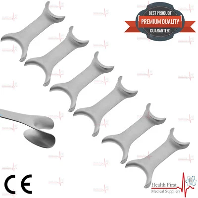 LGB DENTAL Set of 6 x Cheek Retractor Dental Orthodontic Surgical Instruments tools CE