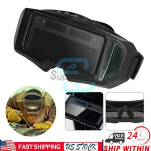 Solar Auto Darkening Welding Glasses Welder Mask Helmet Welding Eyes Goggles USA - Picture 1 of 14
